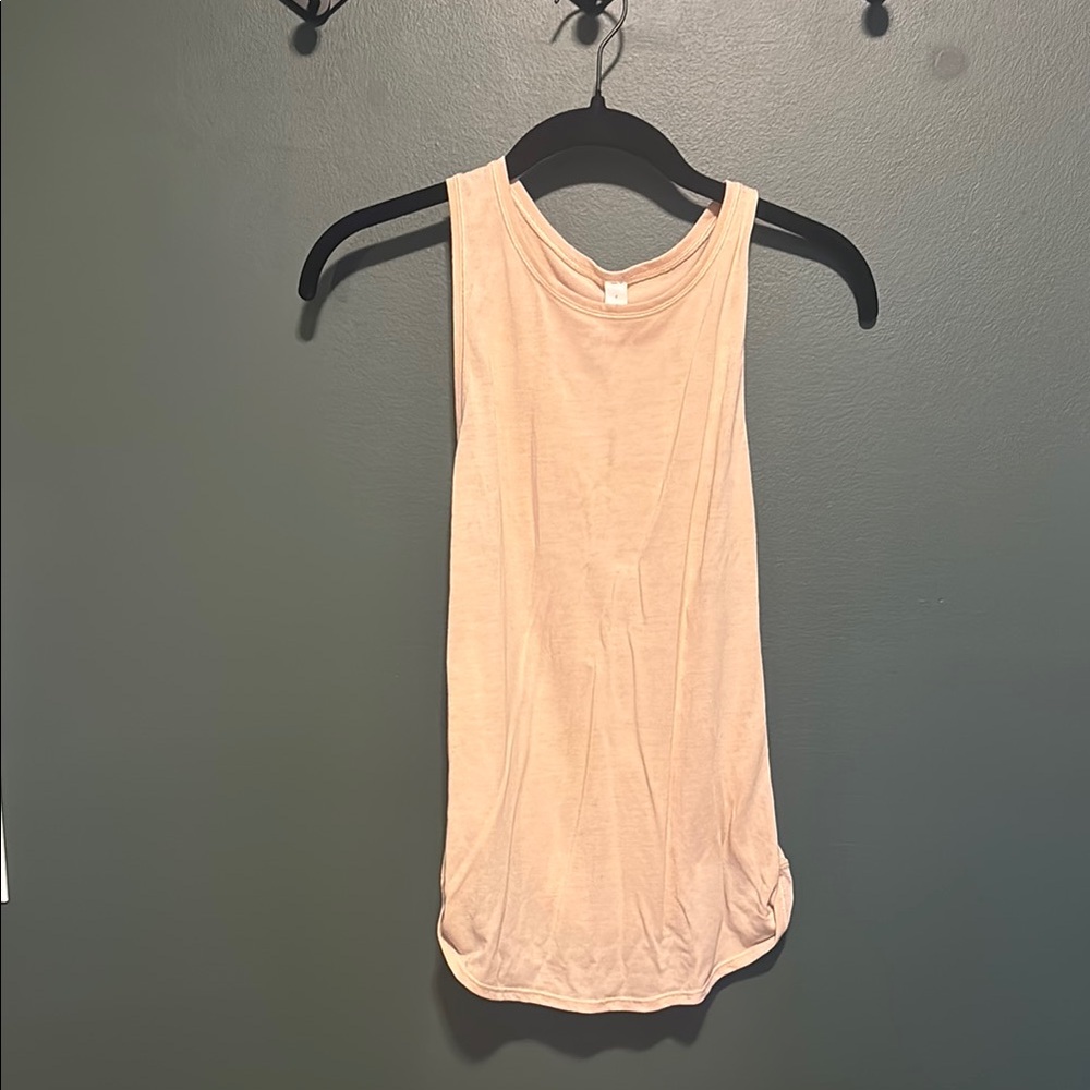 Lululemon Athletica Pink Sleeveless Tank Top